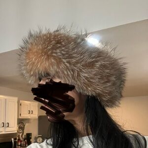 Fox Fur Headband/Earmuffs
